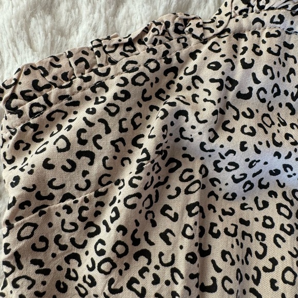 Women’s Mid Length, Button Up Sundress, Animal Print, Size Small - Picture 7 of 10